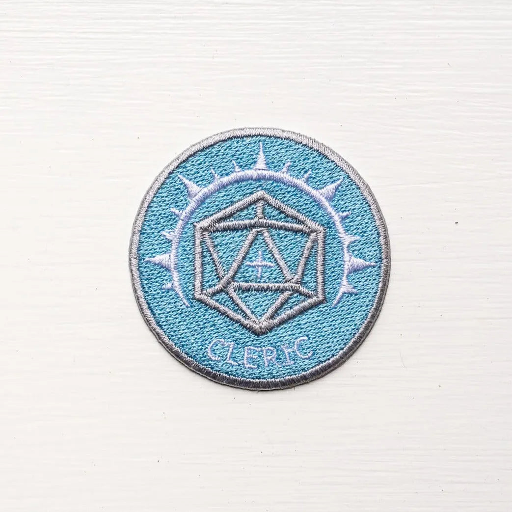 CLERIC - Fantasy Tabletop RPG Inspired Scout/Achievement Iron On Patch