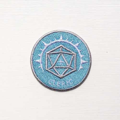CLERIC - Fantasy Tabletop RPG Inspired Scout/Achievement Iron On Patch