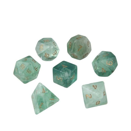 Green Dice Set  D&D