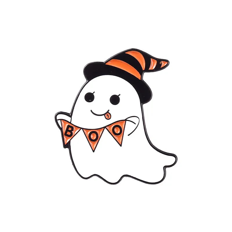 Halloween skull pin