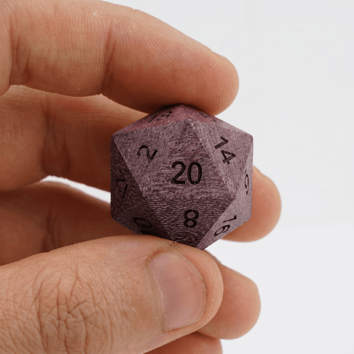 Violet - Wood Dice Set