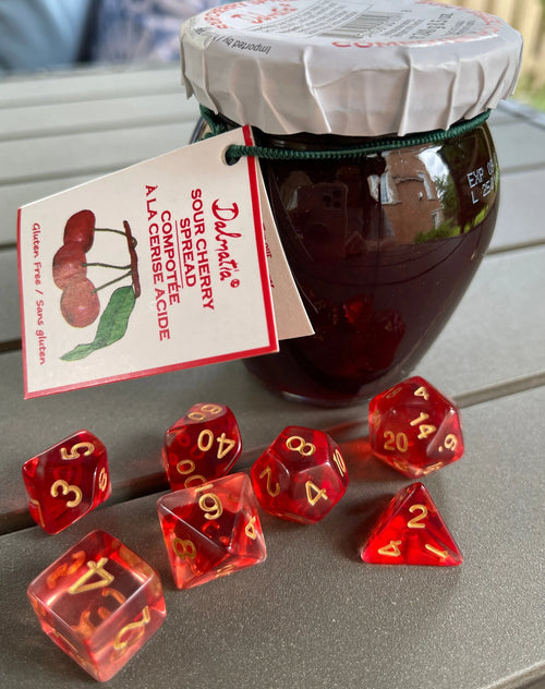Sour Cherry Dice Set