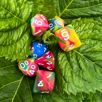 Rainbow Dice Set