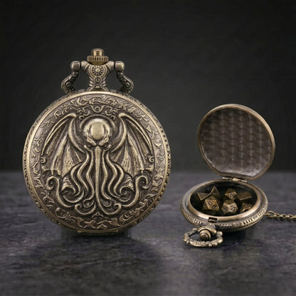 KRAKEN RELIC POCKET WATCH DICE SET