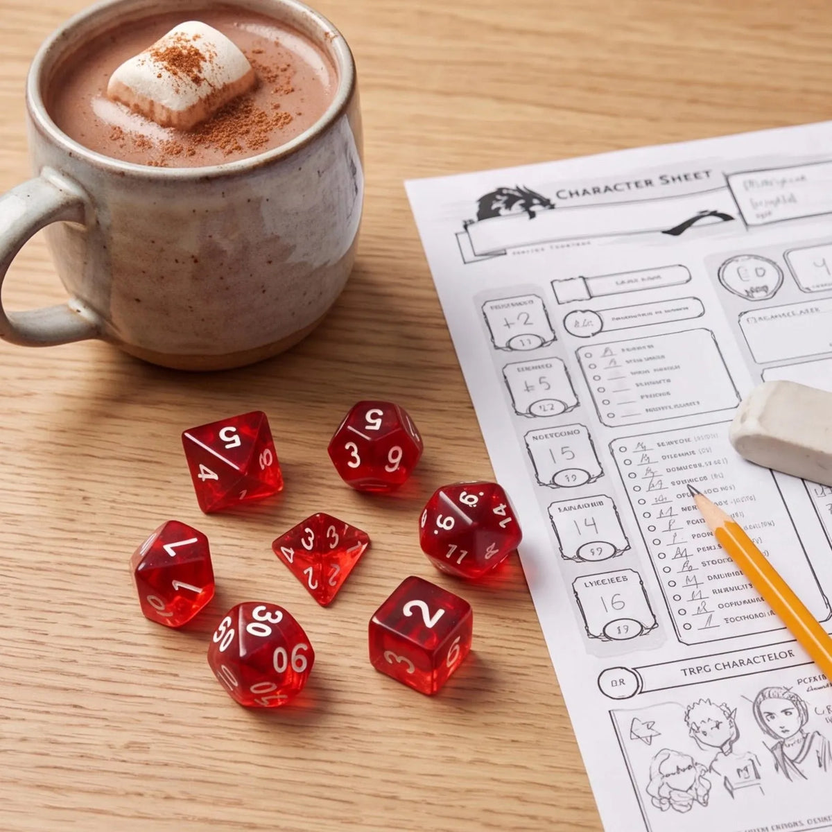 Red Dice Set