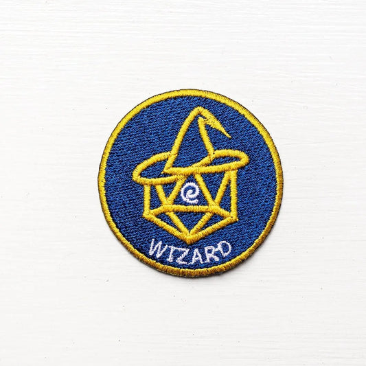 WIZARD - Fantasy Tabletop RPG Inspired Scout/Achievement Iron On Patch