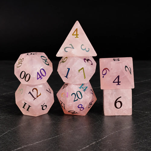 Prismrose Oracle - Gemstone Dice Set