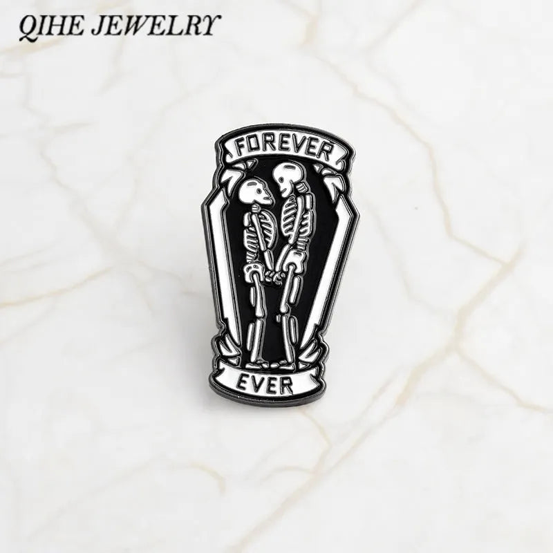 Skull Enamel Pin