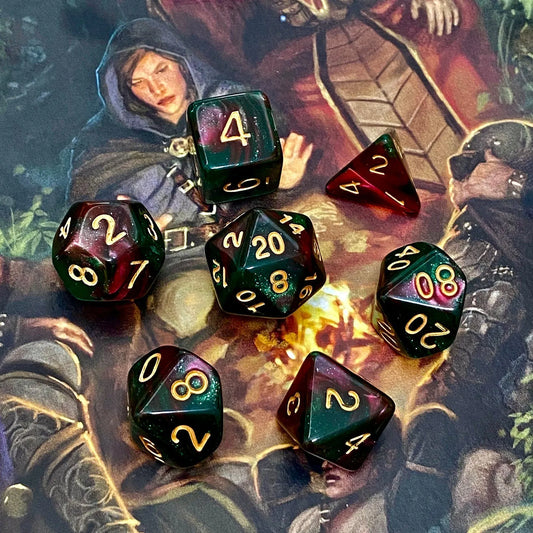 FAERIE FIRE Fantasy Tabletop RPG Dice Set