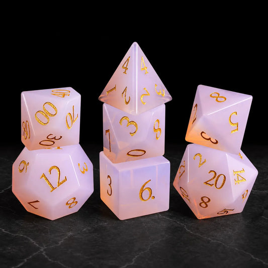 Roseveil Prophecy - Gemstone Dice Set
