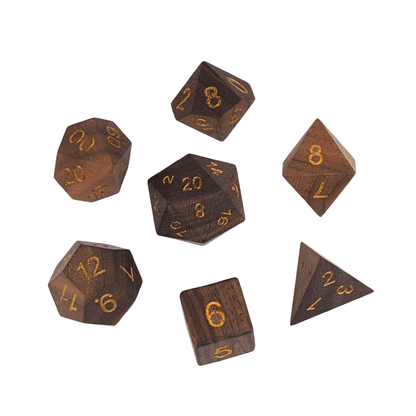 Black Walnut - Wood Dice Set