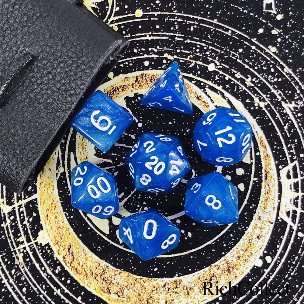 Blue Dice Set