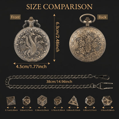 Hydra Pocket Watch Dice Set