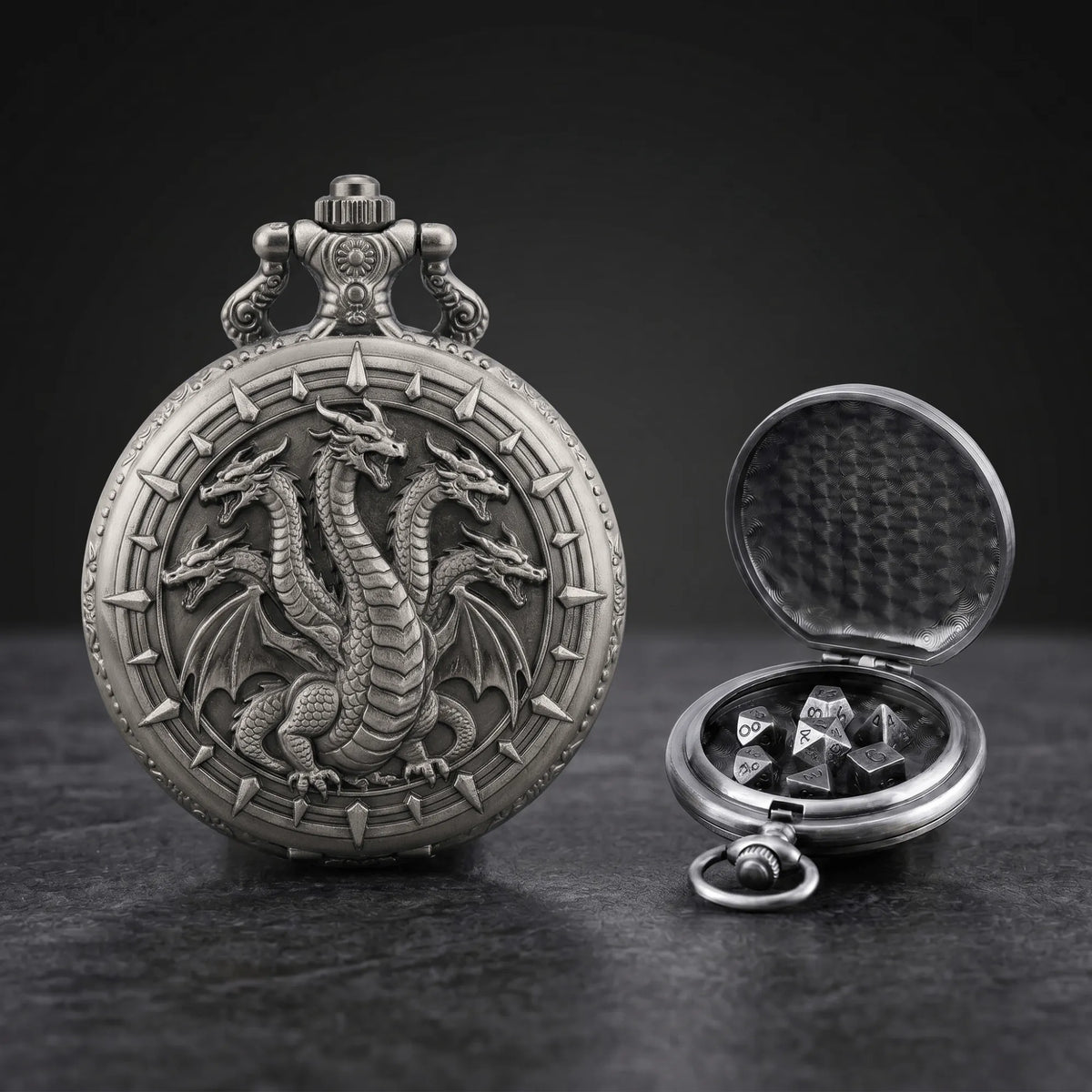Hydra Pocket Watch Dice Set