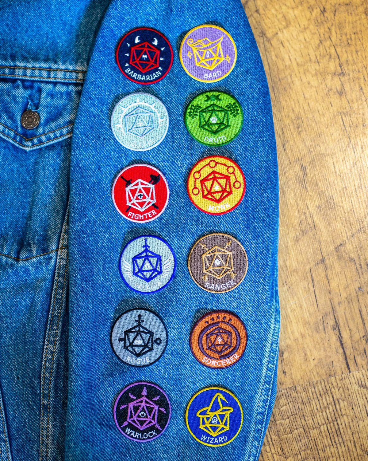 CLERIC - Fantasy Tabletop RPG Inspired Scout/Achievement Iron On Patch
