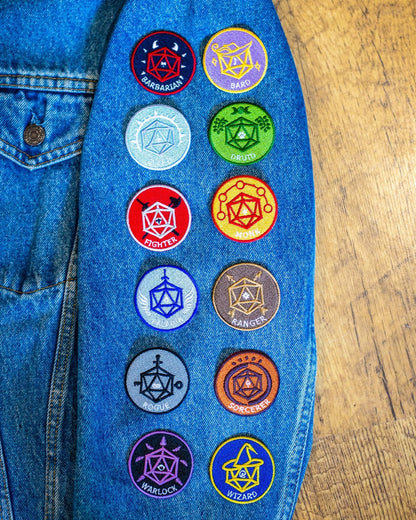CLERIC - Fantasy Tabletop RPG Inspired Scout/Achievement Iron On Patch