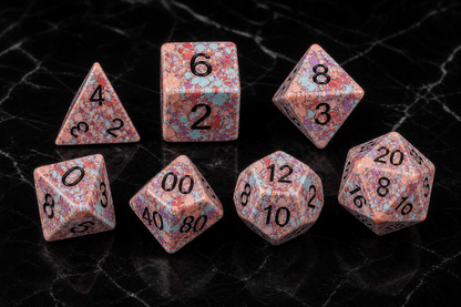 Mosaic Revel - Gemstone Dice Set