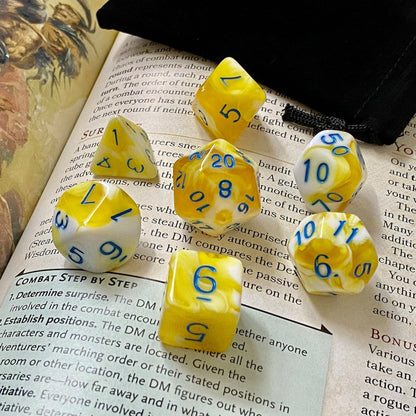 MELTED BUTTER Fantasy Tabletop RPG Dice Set
