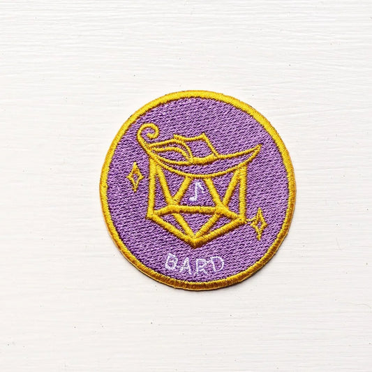BARD - Fantasy Tabletop RPG Inspired Scout/Achievement Iron On Patch