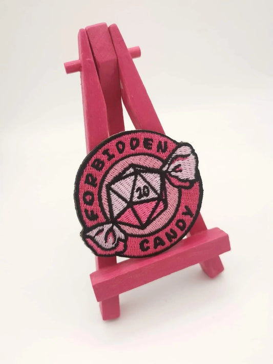 Forbidden Candy Embroidery Patch, Fantasy Tabletop RPG Gifts