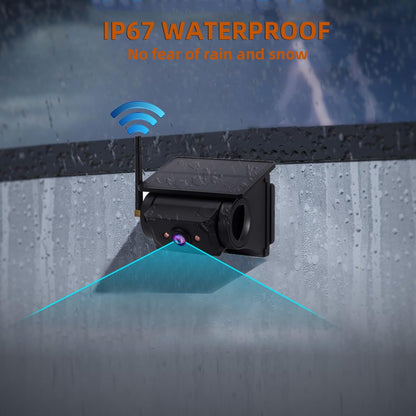 Zenilom Magnetic Solar Wireless Backup Camera