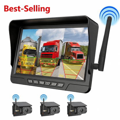 Zenilom Magnetic Solar Wireless Backup Camera