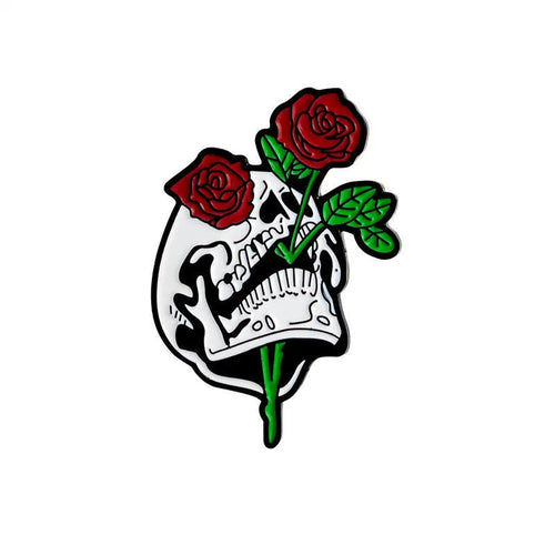 Skull Enamel Pin