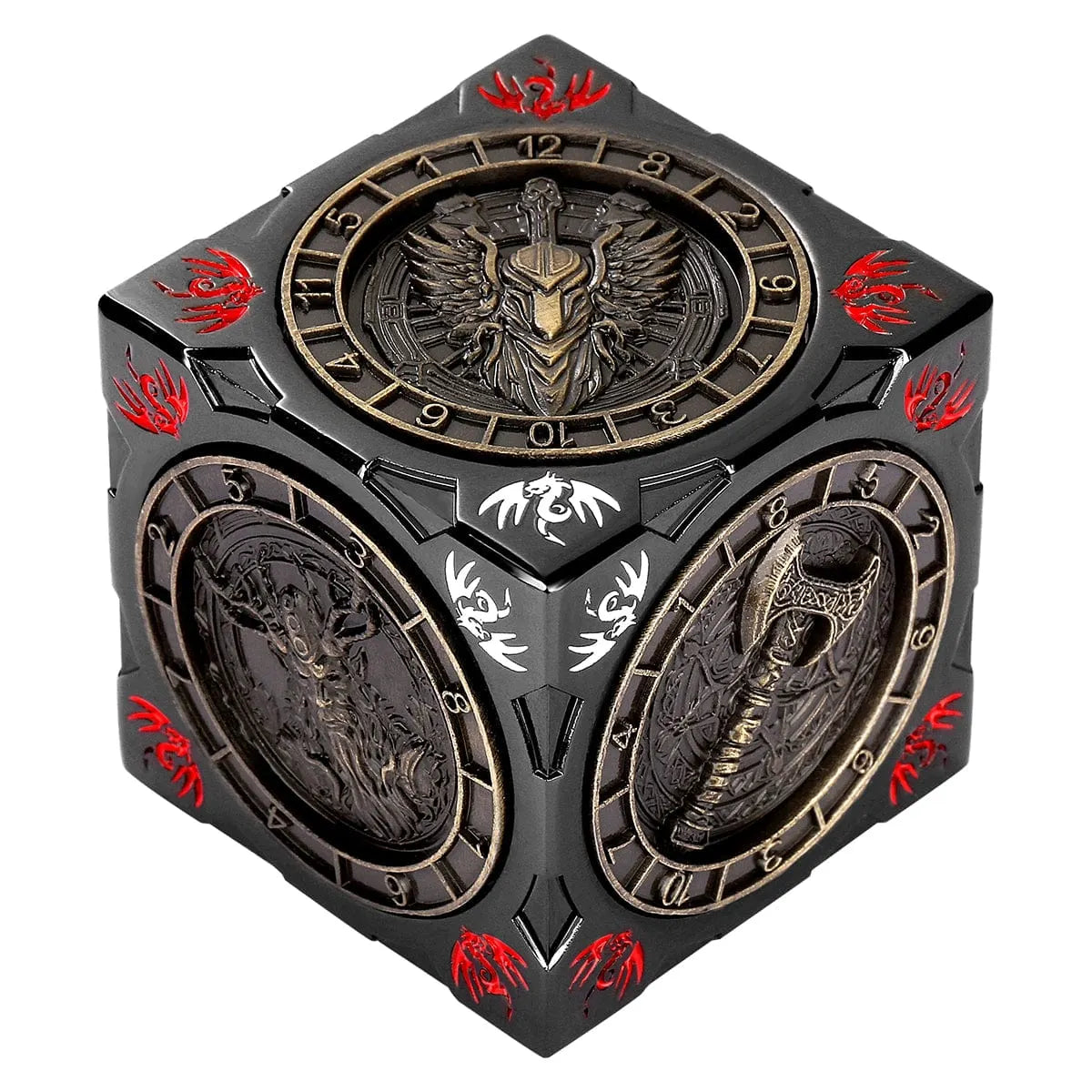 Dragon Arrow Six-Sided Fantasy Tabletop RPG Spinner Dice