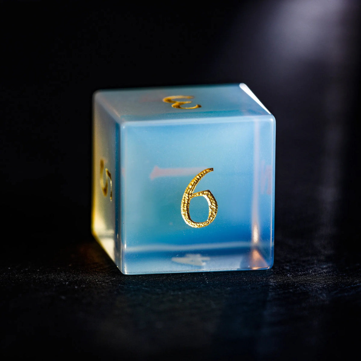 Opalite Gemstone Dice
