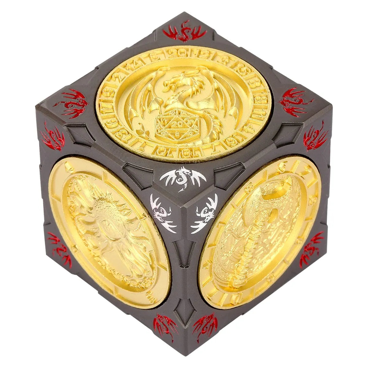 Dragon Arrow Six-Sided Fantasy Tabletop RPG Spinner Dice