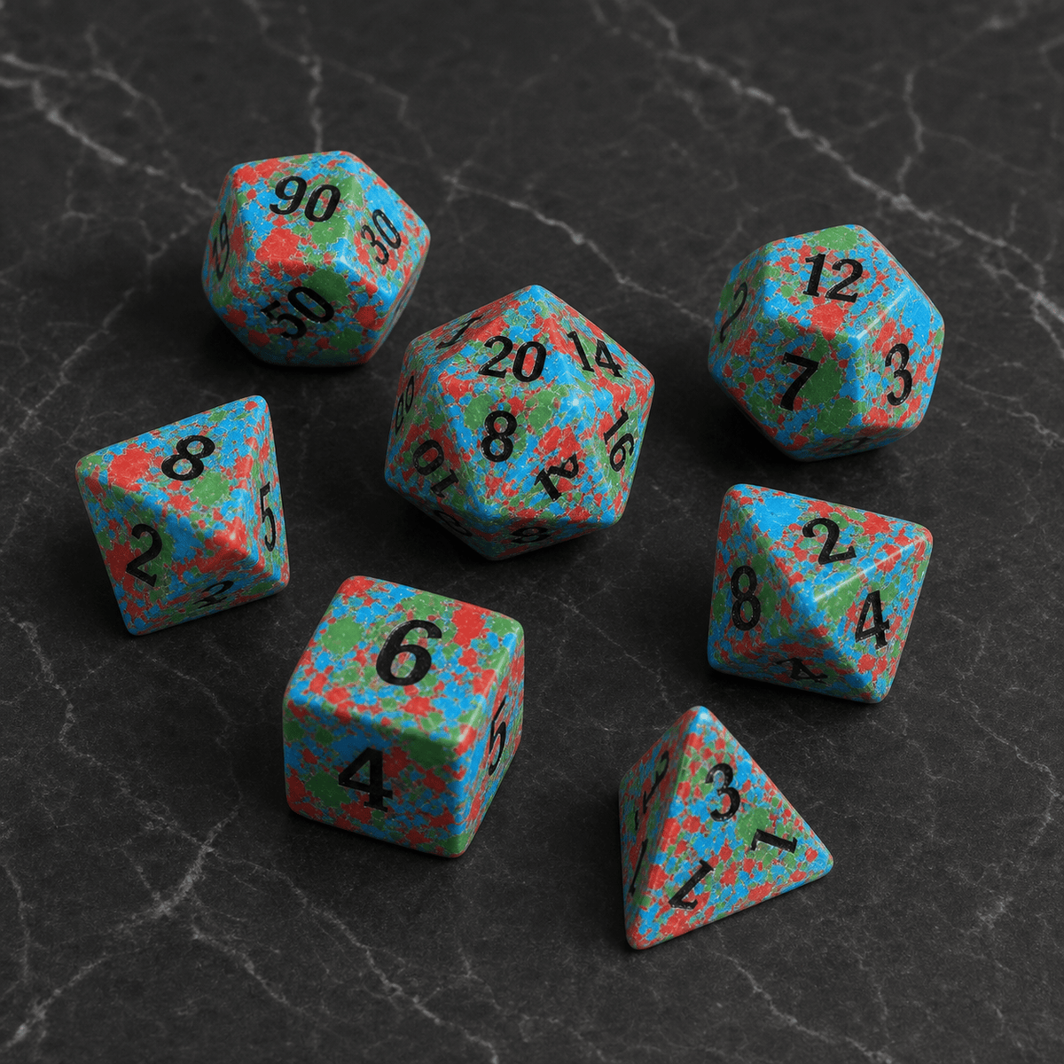 Chaos Carnival - Gemstone Dice Set
