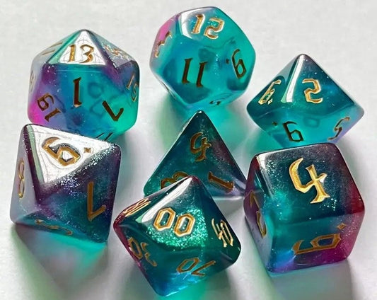 Green and Purple Galaxy Style