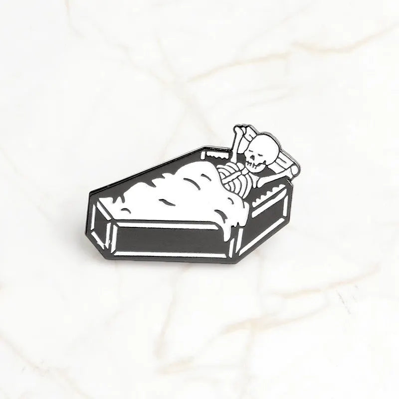 Skull Enamel Pin