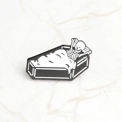 Skull Enamel Pin