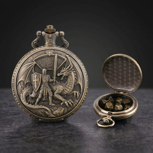Dragon Duel Fatekeeper Pocket Watch Dice Set