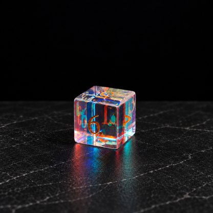 Prismatic Veil - Gemstone Dice