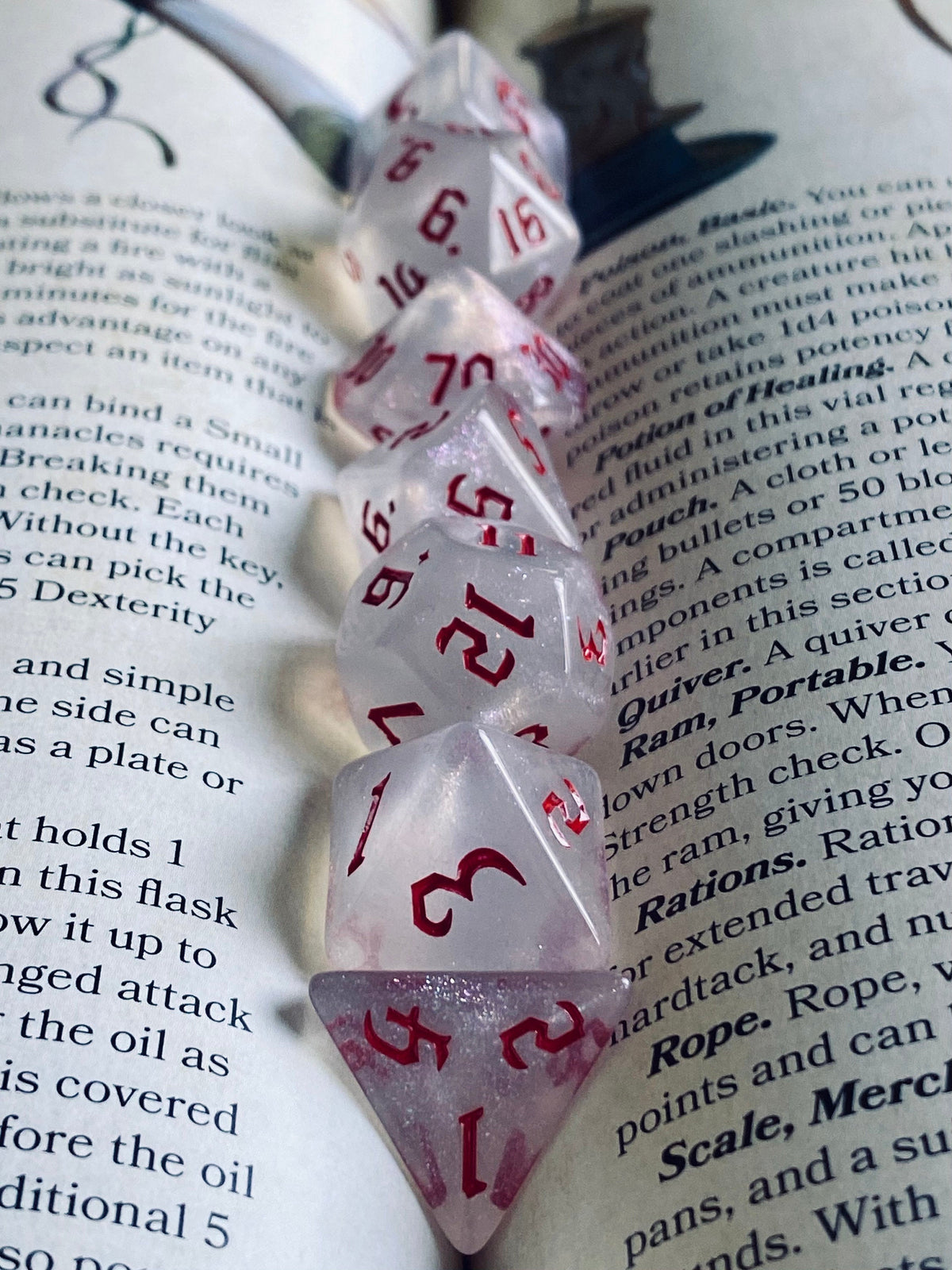 Vampire Fantasy Tabletop RPG Dice Set