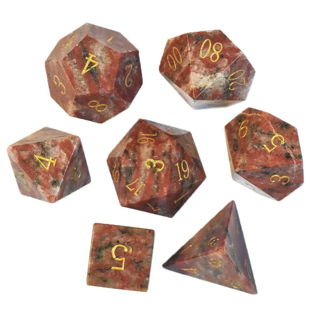 Sesame Red Gem Dice Set