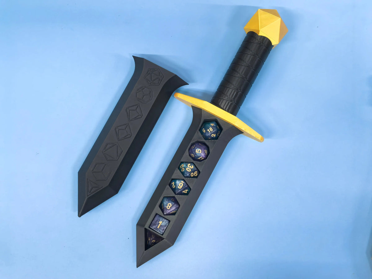 Dice Holding Dagger + Give away a Mystery Dice Set (Random Color)