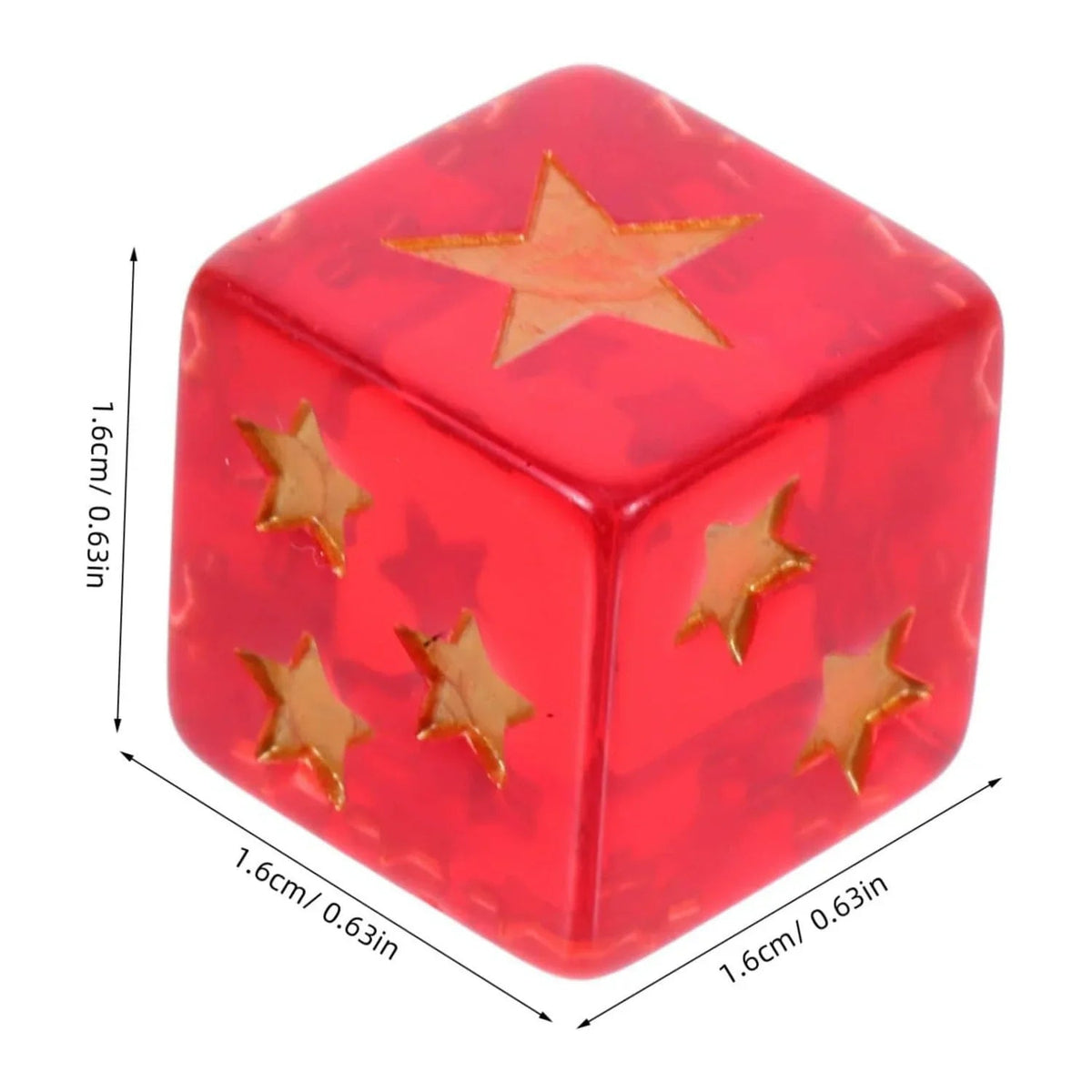 Dragon Star Dice - Fantasy Tabletop RPG Dice D6 Inspired By Dragon Ball - Pack of 3