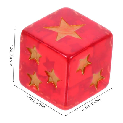 Dragon Star Dice - Fantasy Tabletop RPG Dice D6 Inspired By Dragon Ball - Pack of 3