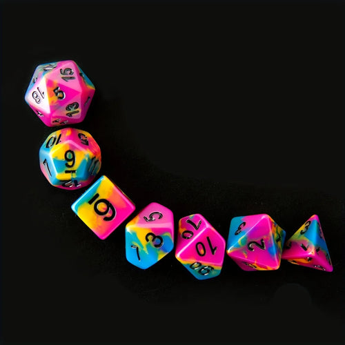 Rainbow Dice Set